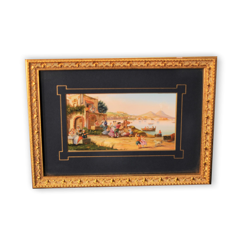 Riproduzione di gouache d'epoca (Cm. 27x20)