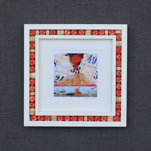 LA TOMBOLA (serie gli incorniciati, versione quadrata)