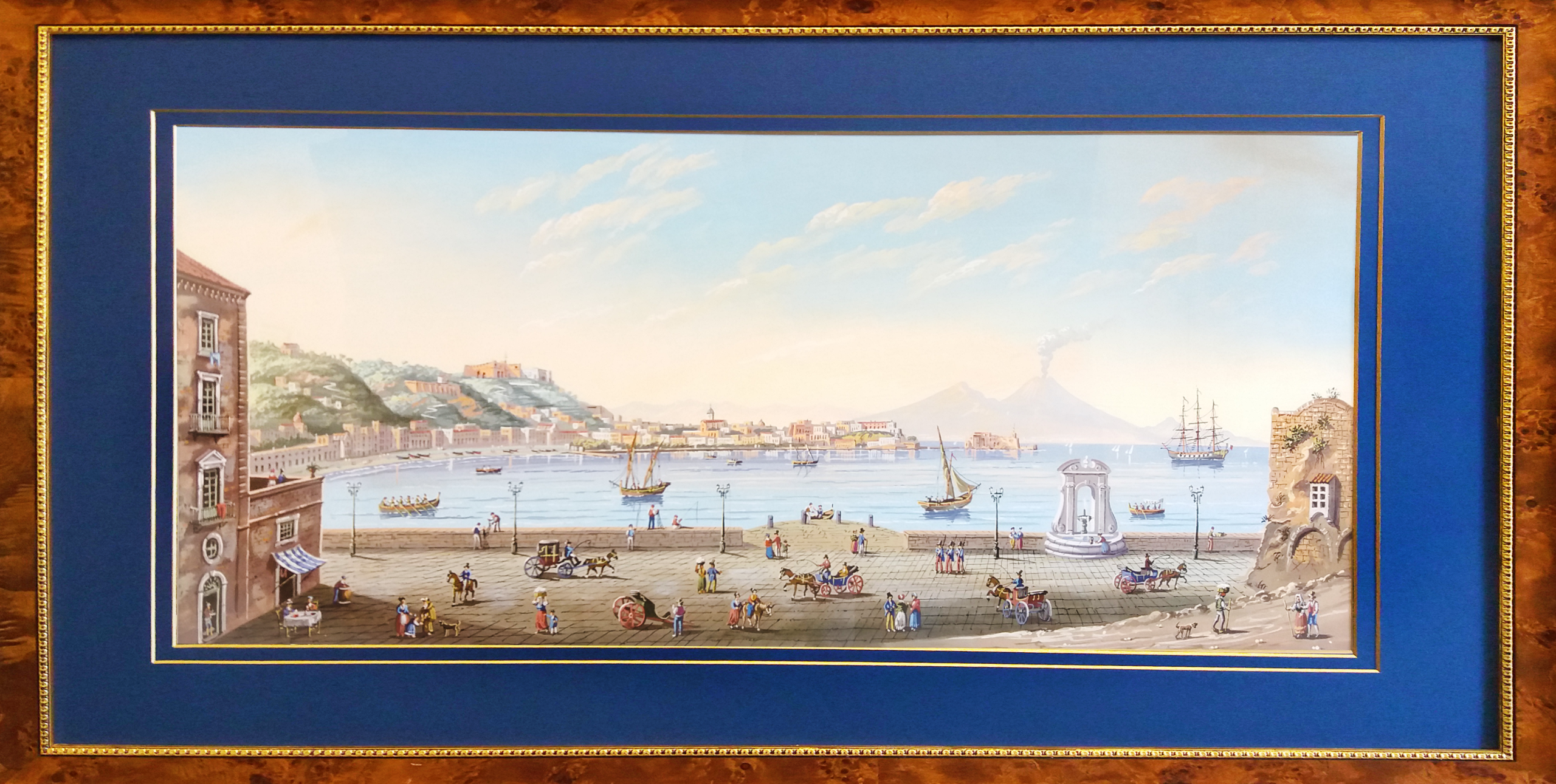 PASSEGGIATA A MERGELLINA (cm. 102x57) - immagine 2