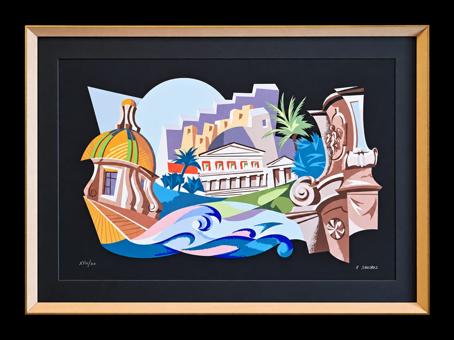 NAPOLI VISIONARIA (Serigrafia originale XVIII/XX) - immagine 2