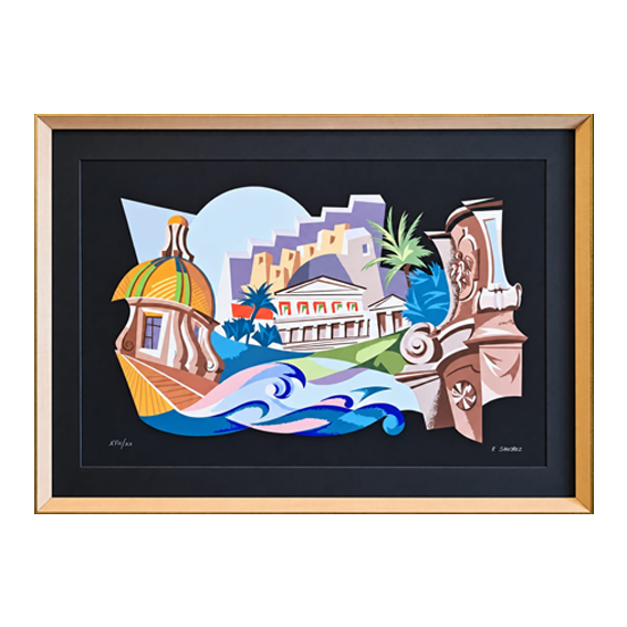 NAPOLI VISIONARIA (Serigrafia originale XVIII/XX)